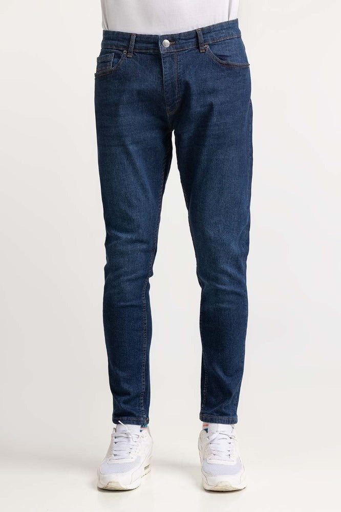 Dark Blue Basic Jeans MN-JNS- DN23-002