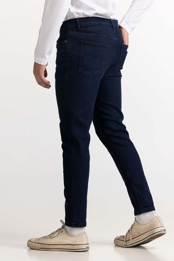 Dark Blue Basic Jeans MN-JNS- DN23-016