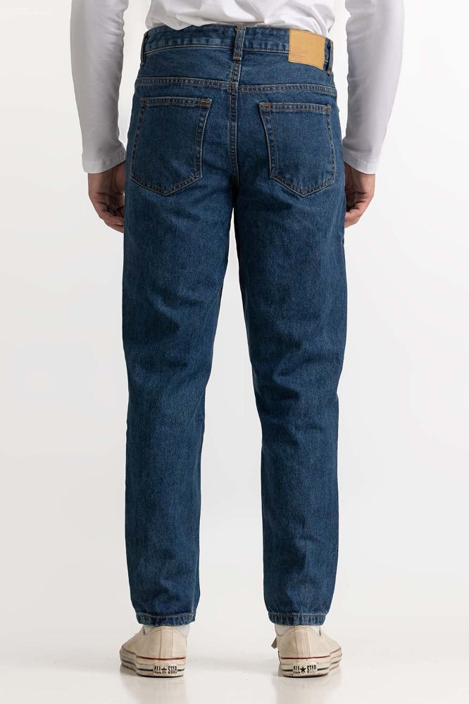 Dark Blue Basic Jeans MN-JNS-WS23-005