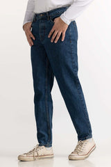 Dark Blue Basic Jeans MN-JNS-WS23-005