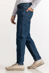 Dark Blue Basic Jeans MN-JNS-WS23-005