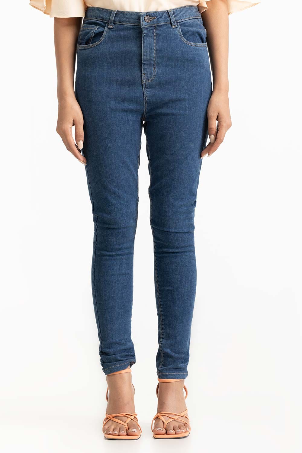 Dark Blue Denim Jeans 231-221-001 A