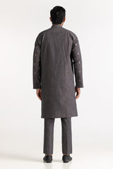 Dark Grey Embroidered Suit SK-E24-035