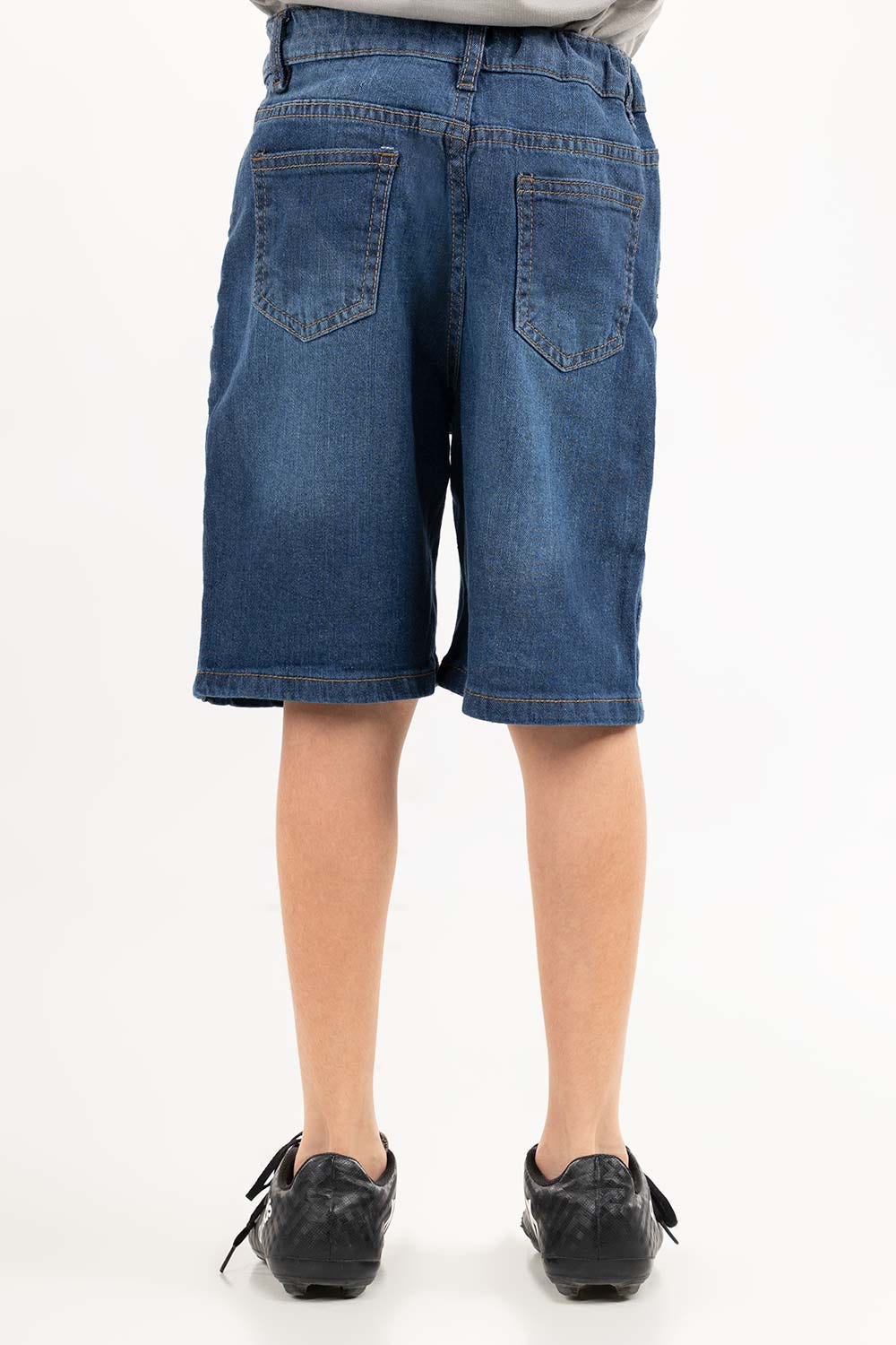Toddler Boy Dark Wash Basic Denim Shorts TBDB-2210001 A