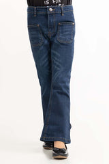 Toddler Girl Dark Wash Basic Denim Jeans TGDB-2210039 A
