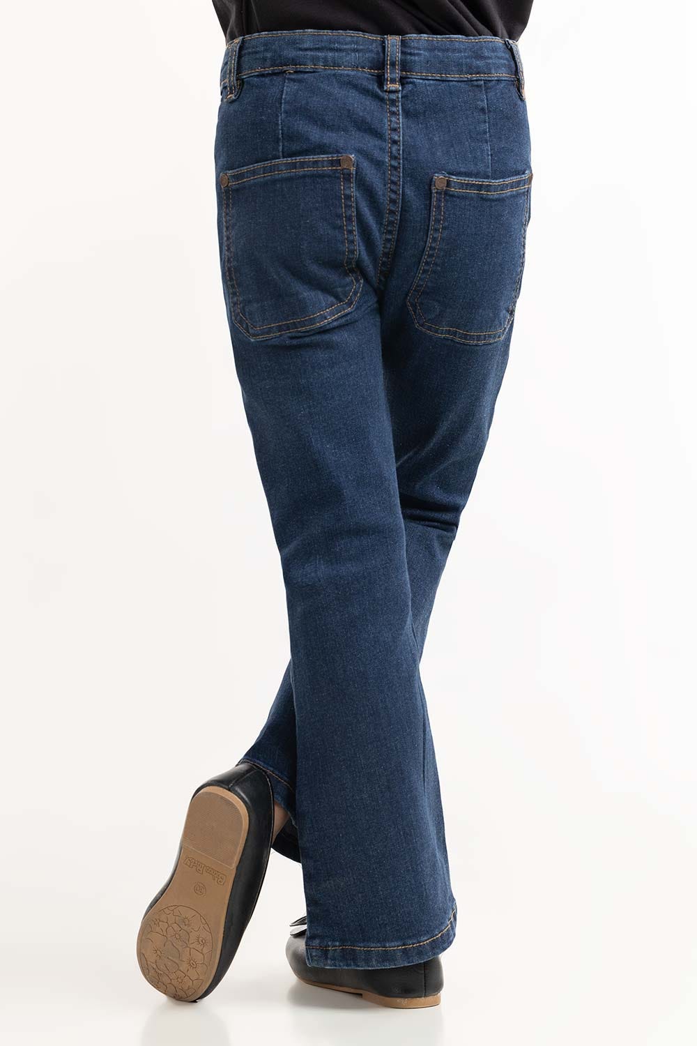 Toddler Girl Dark Wash Basic Denim Jeans TGDB-2210039 A