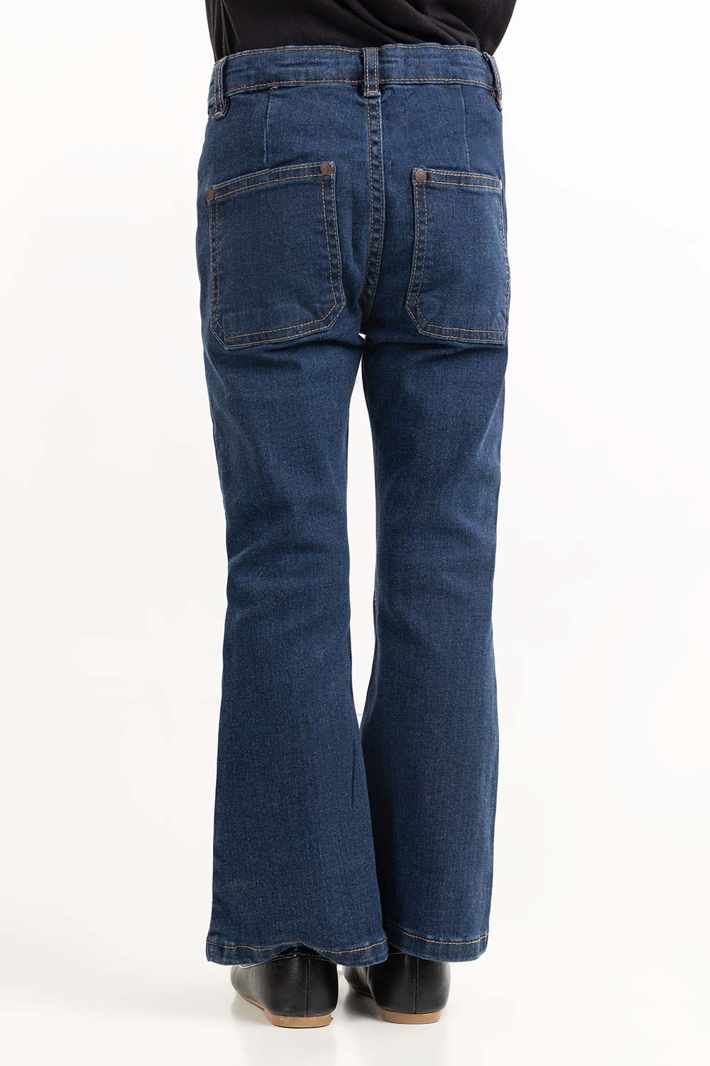 Toddler Girl Dark Wash Basic Denim Jeans TGDB-2210039 A
