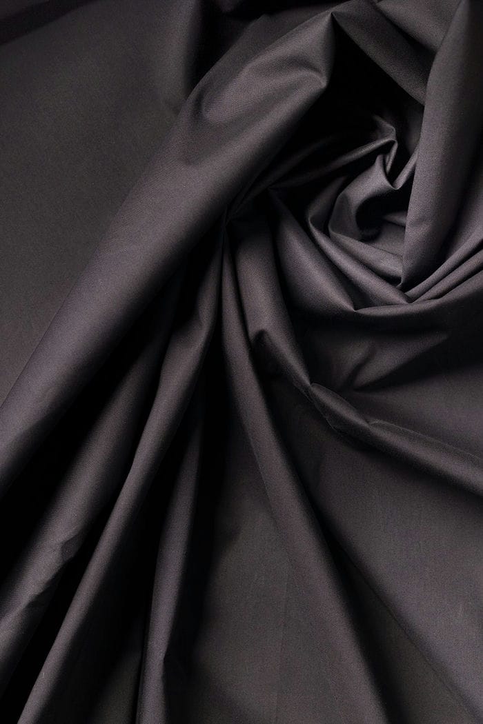 Black Unstitched Fabric Optima Latha