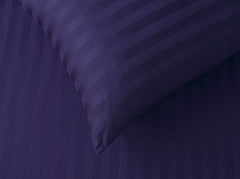 Deep Ocean Stripe Satin T-250 Bedsheet set