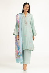 Denier Jacquard Embroidered Shirt And Trouser IPST-44444
