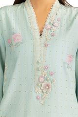 Denier Jacquard Embroidered Shirt And Trouser IPST-44444