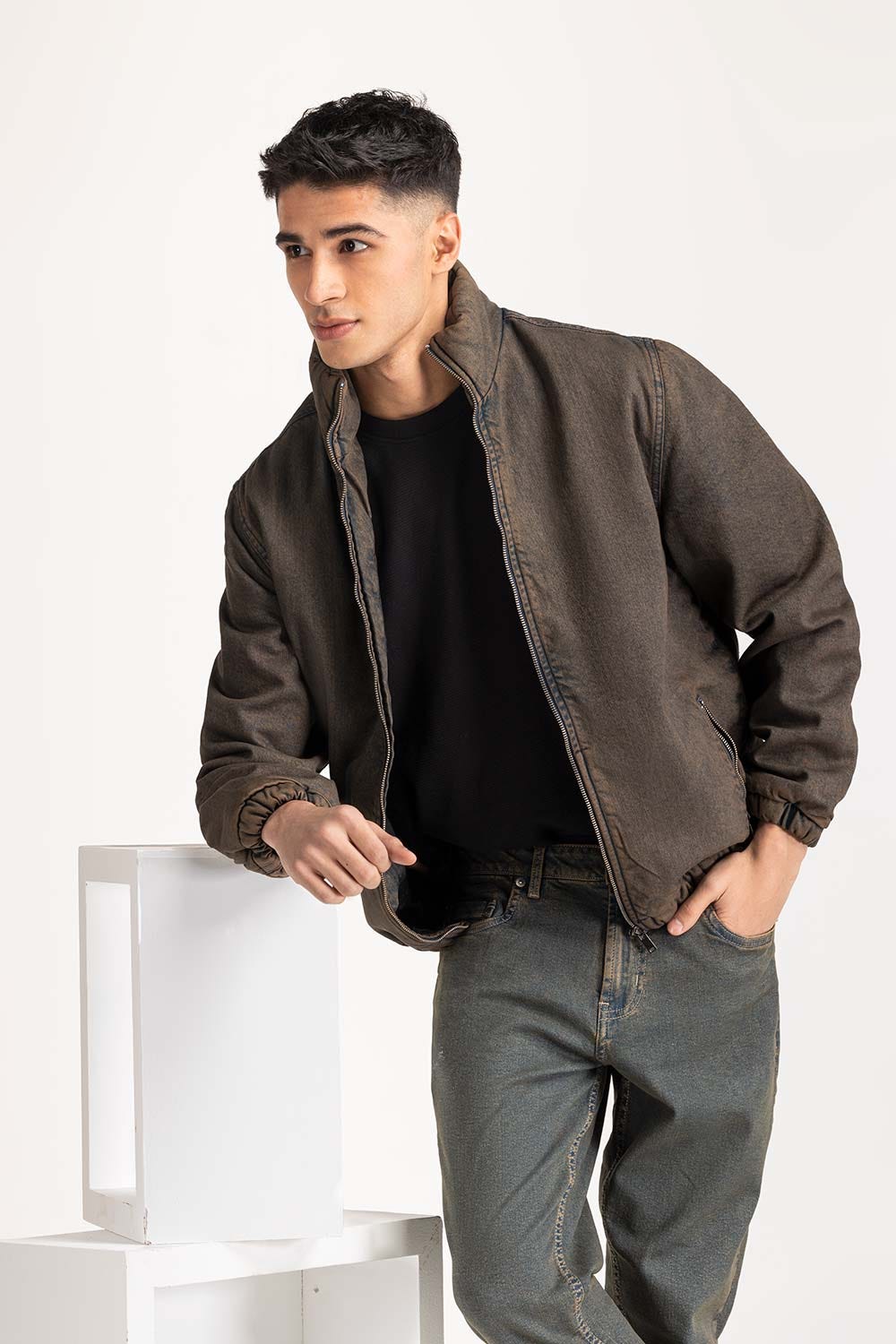Denim Puffer Jacket MN-JKT-WS24-069