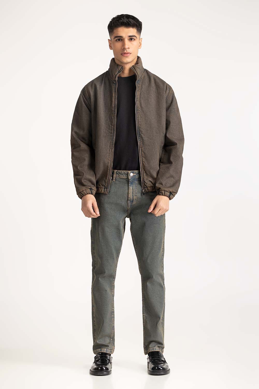 Denim Puffer Jacket MN-JKT-WS24-069