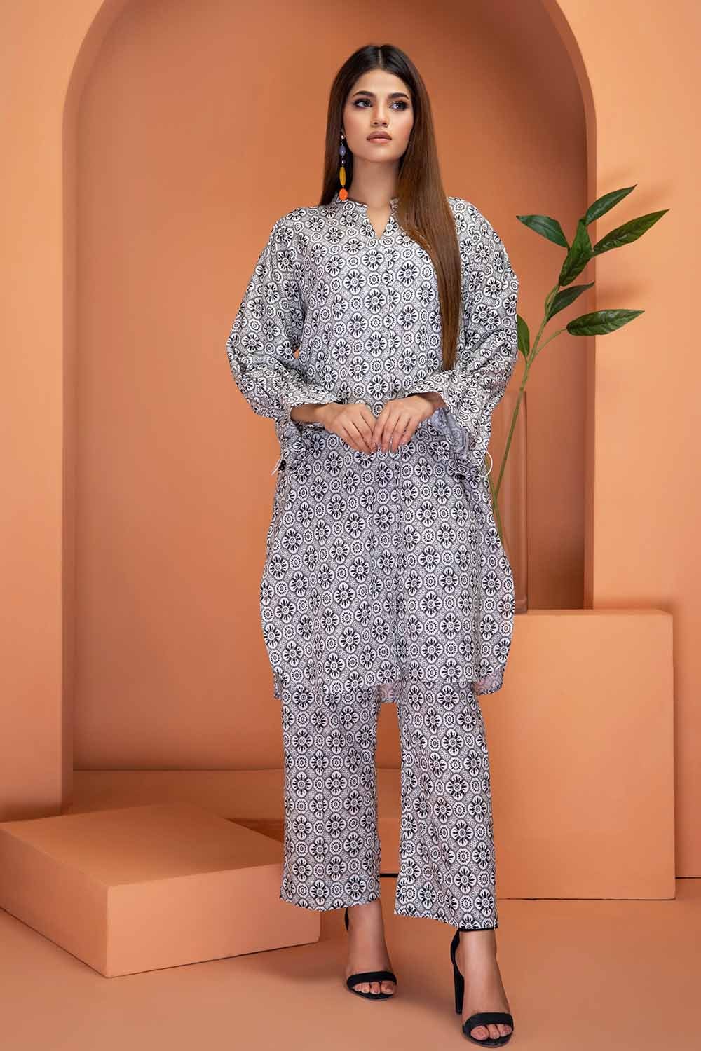 2 Piece Printed Lawn Unstitched Suit TLP-32021