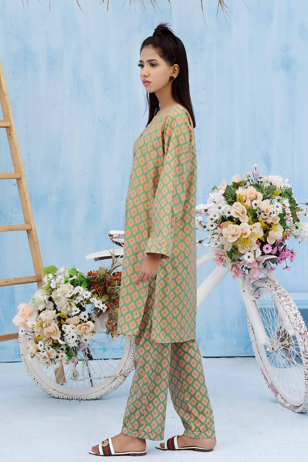 2 Piece Printed Lawn Unstitched Suit TL-32074