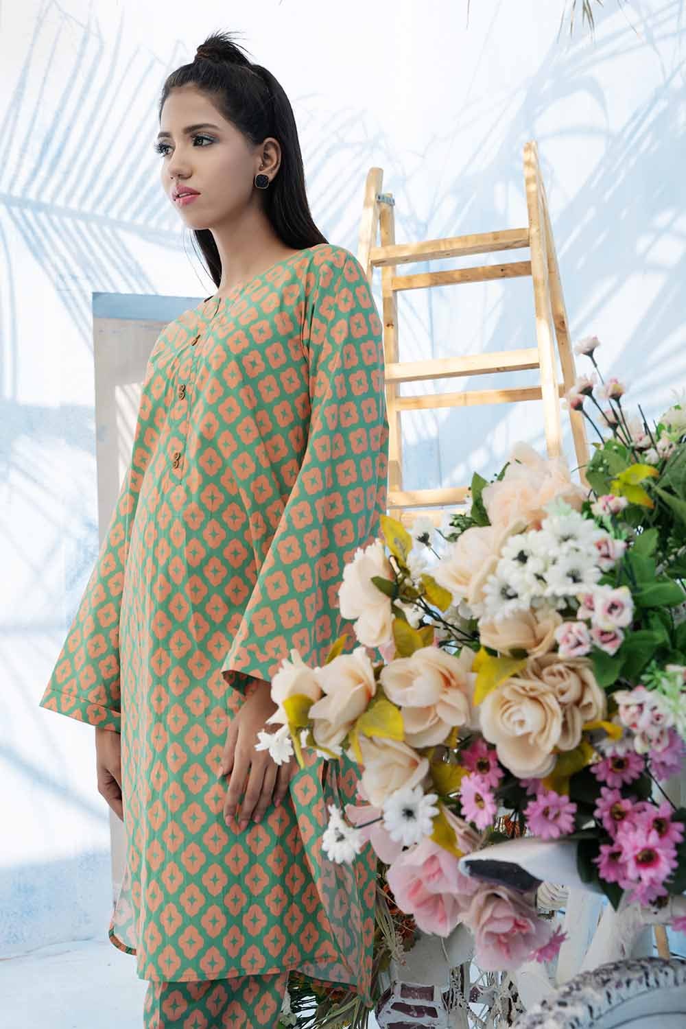 2 Piece Printed Lawn Unstitched Suit TL-32074