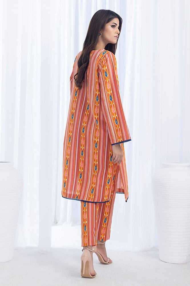 2 Piece Printed Khaddar Unstitched Suit