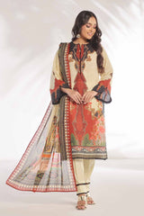 3 Piece Unstitched Printed Lawn Suit CLP-32326