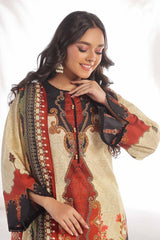 3 Piece Unstitched Printed Lawn Suit CLP-32326