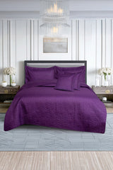 Dewberry Dyed Ultrasonic Bed Spread