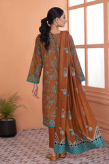 3 Piece Dhanak Unstitched Printed Suit WNS-32138 B