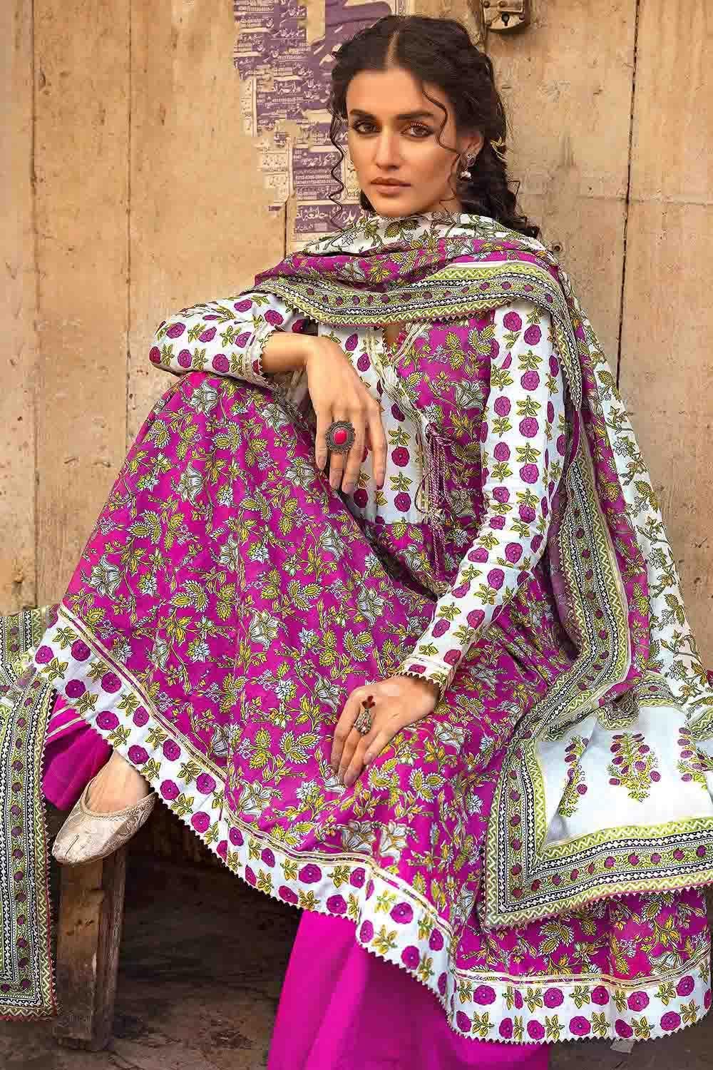 3 Piece Lawn Unstitched Printed Suit CL-32463 B