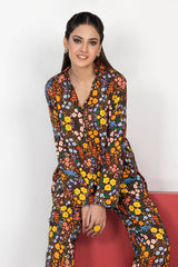 2 Piece Linen Unstitched Digital Printed Suit VT-22013