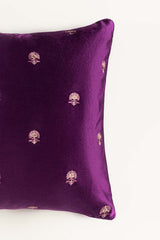 Ditsy Velvet Embroidered Cushion Cover