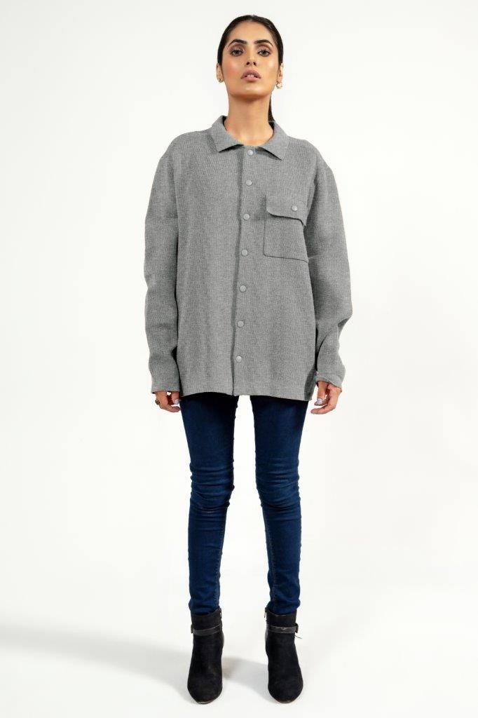 Knit Overshirt WG-SWT-W21-001 B