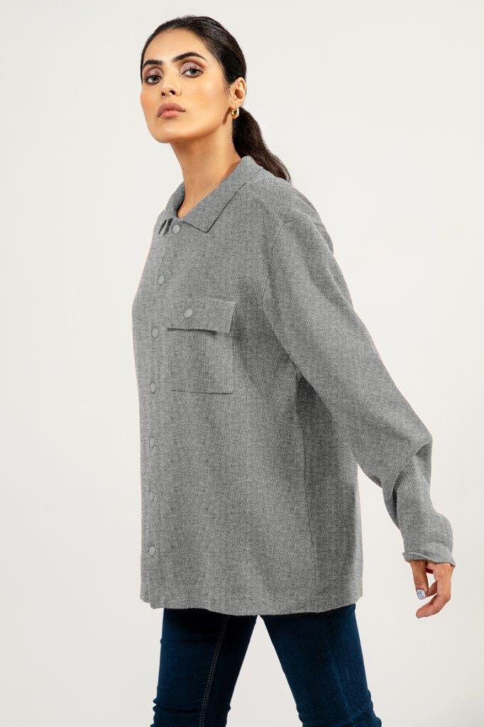 Knit Overshirt WG-SWT-W21-001 B
