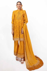 3 Piece Unstitched Diamantes Printed Lawn Suit with Denting Lawn Dupatta DN-42035