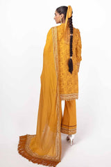 3 Piece Unstitched Diamantes Printed Lawn Suit with Denting Lawn Dupatta DN-42035