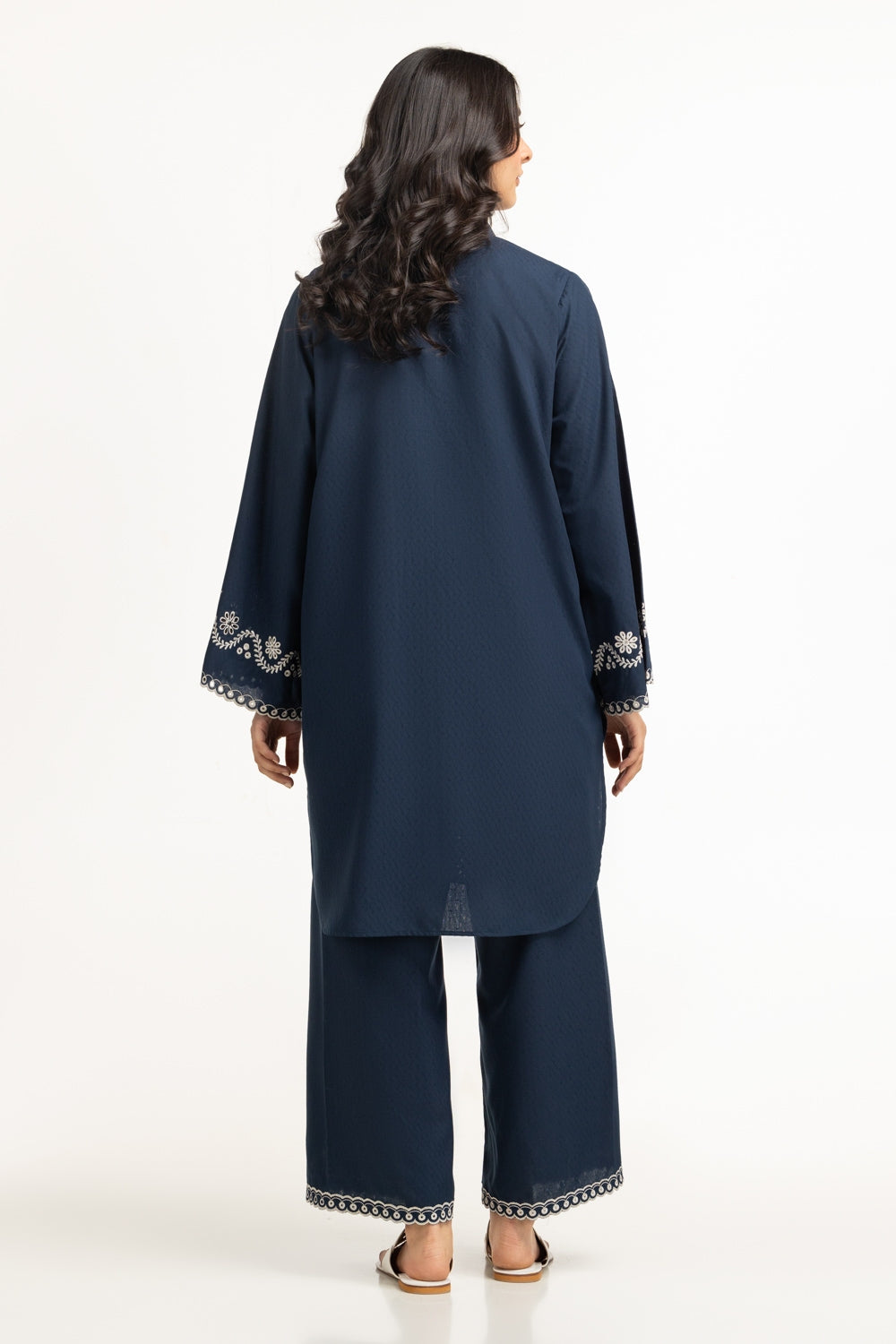 Dobby Embroidered Co-Ord Set IPST-44361
