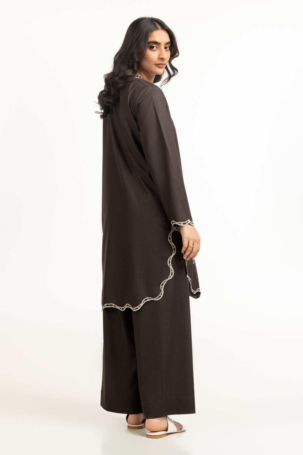 Dobby Embroidered Co-Ord Set IPST-44362