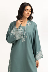 Dobby Embroidered Co-Ord Set IPST-44363