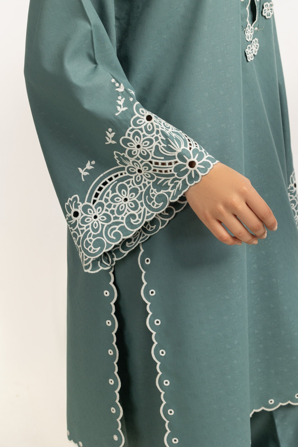 Dobby Embroidered Co-Ord Set IPST-44363