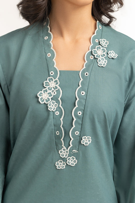 Dobby Embroidered Co-Ord Set IPST-44363