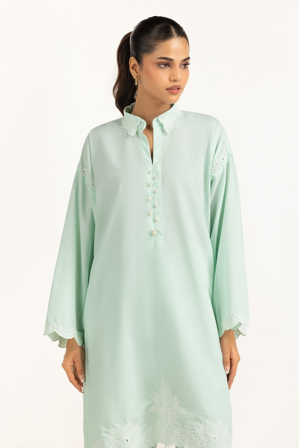 Dobby Embroidered Co-Ord Set IPST-44364