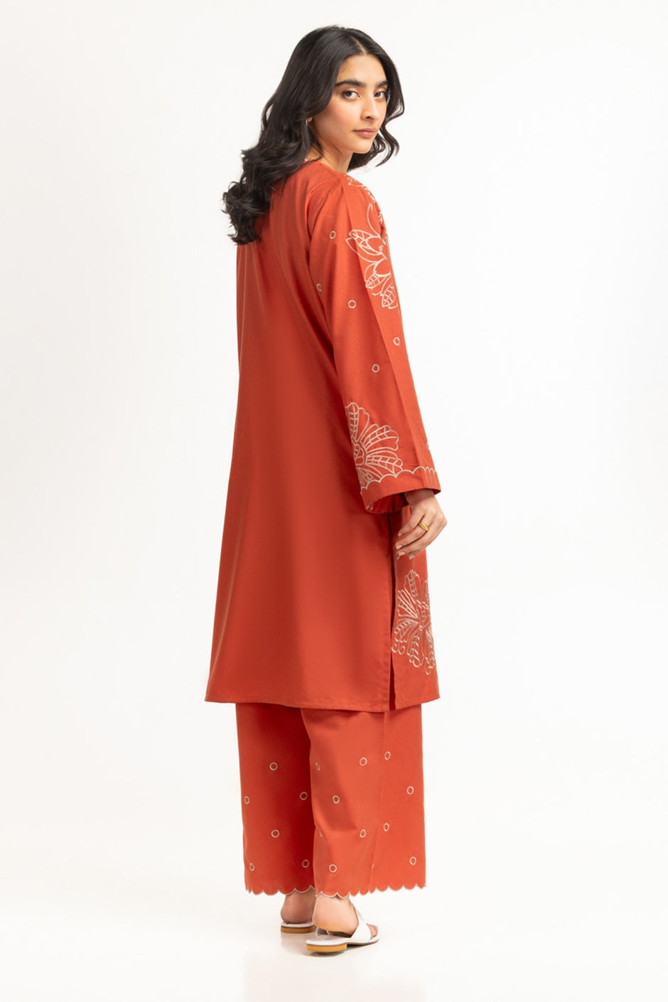 Dobby Embroidered Co-Ord Set