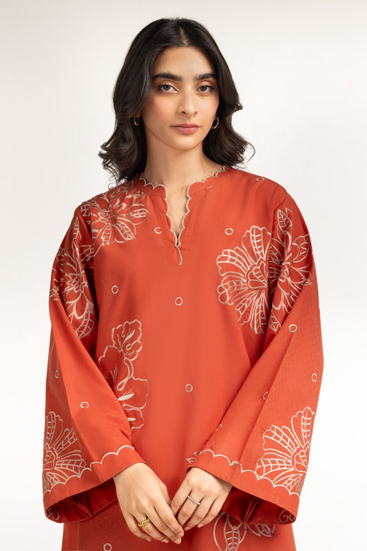 Dobby Embroidered Co-Ord Set IPST-44365