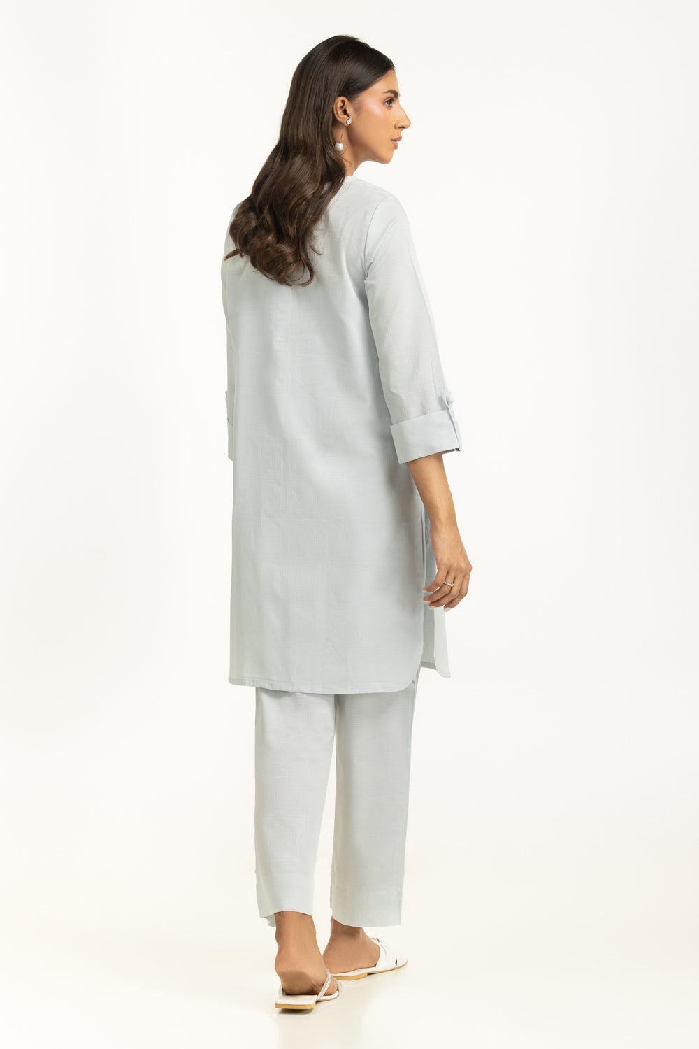 Dobby Embroidered Co-Ord Set IPST-44812-A