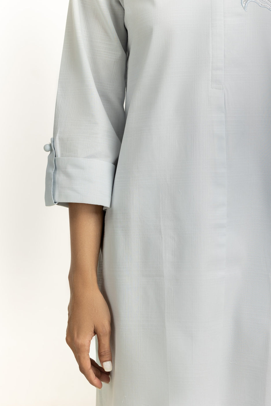Dobby Embroidered Co-Ord Set