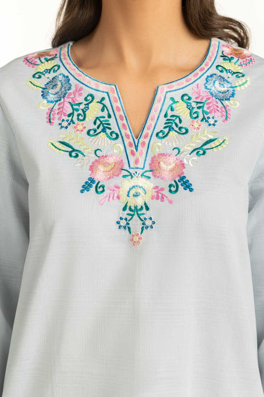 Dobby Embroidered Co-Ord Set IPST-44812-B