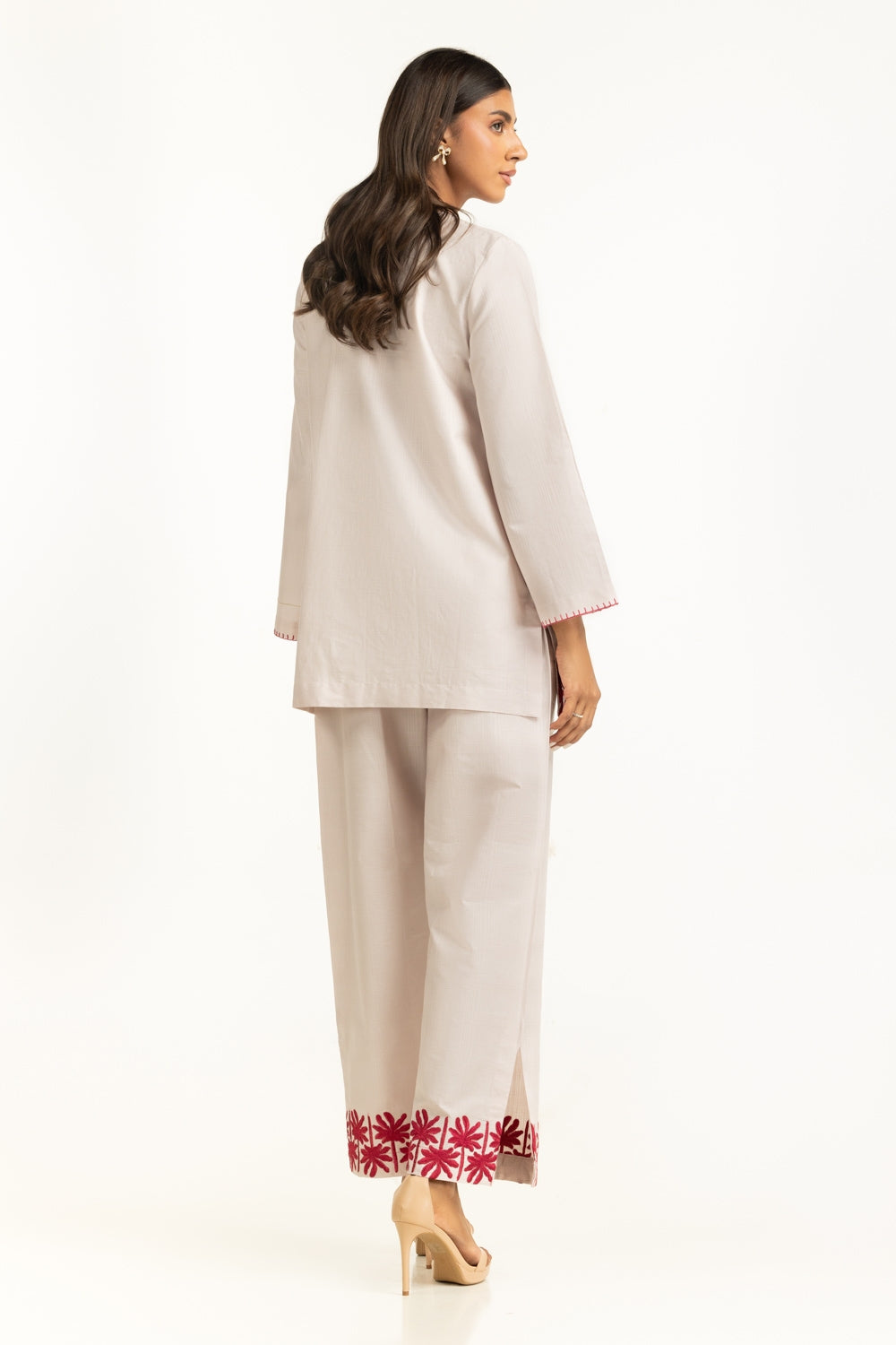 Dobby Embroidered Co-Ord Set IPST-44813