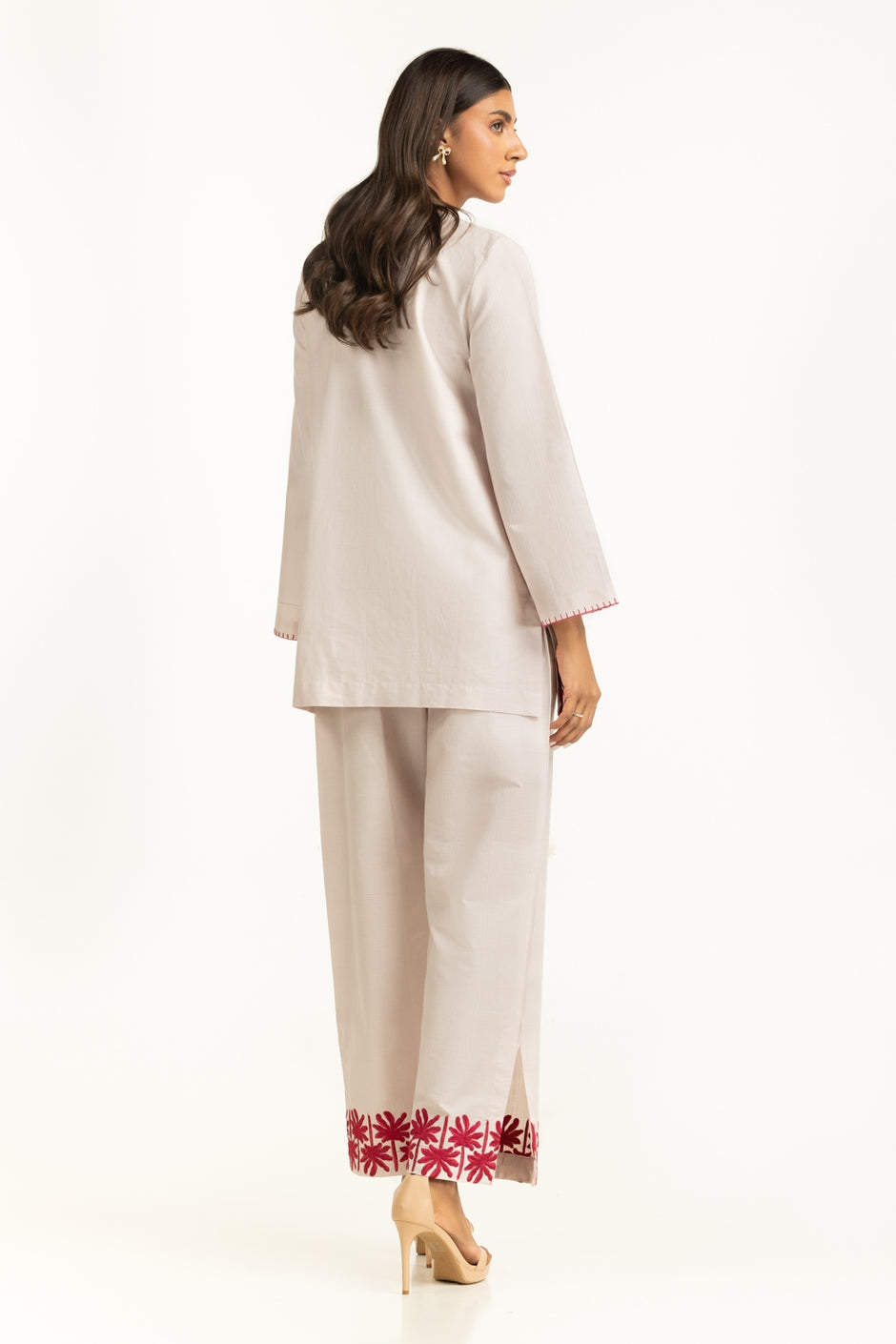 Dobby Embroidered Co-Ord Set