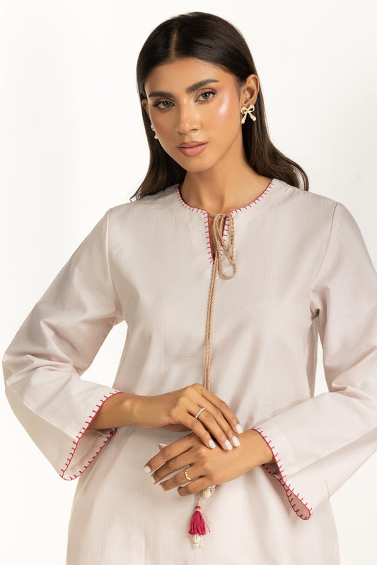 Dobby Embroidered Co-Ord Set IPST-44813