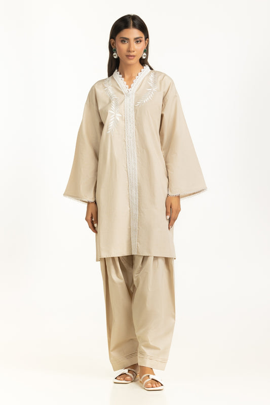 Dobby Embroidered Co-Ord Set IPST-44814-B