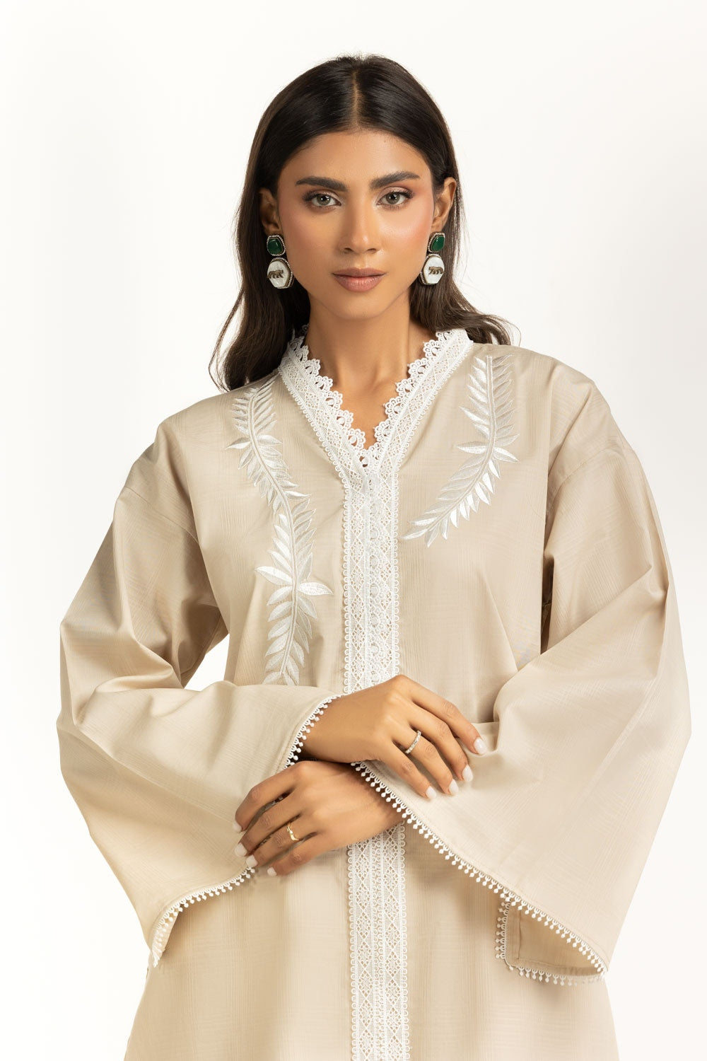 Dobby Embroidered Co-Ord Set IPST-44814-B