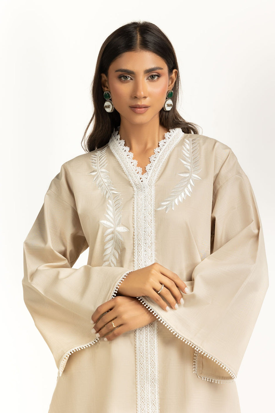 Dobby Embroidered Co-Ord Set