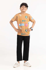Junior Boy Doe Printed Knit Top JBKT-2210054